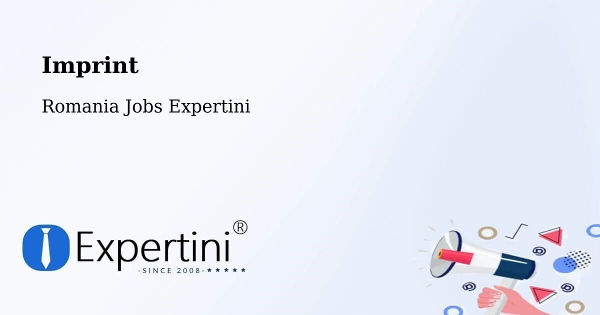 Imprint – Comuna Bosanci - Romania Jobs Expertini